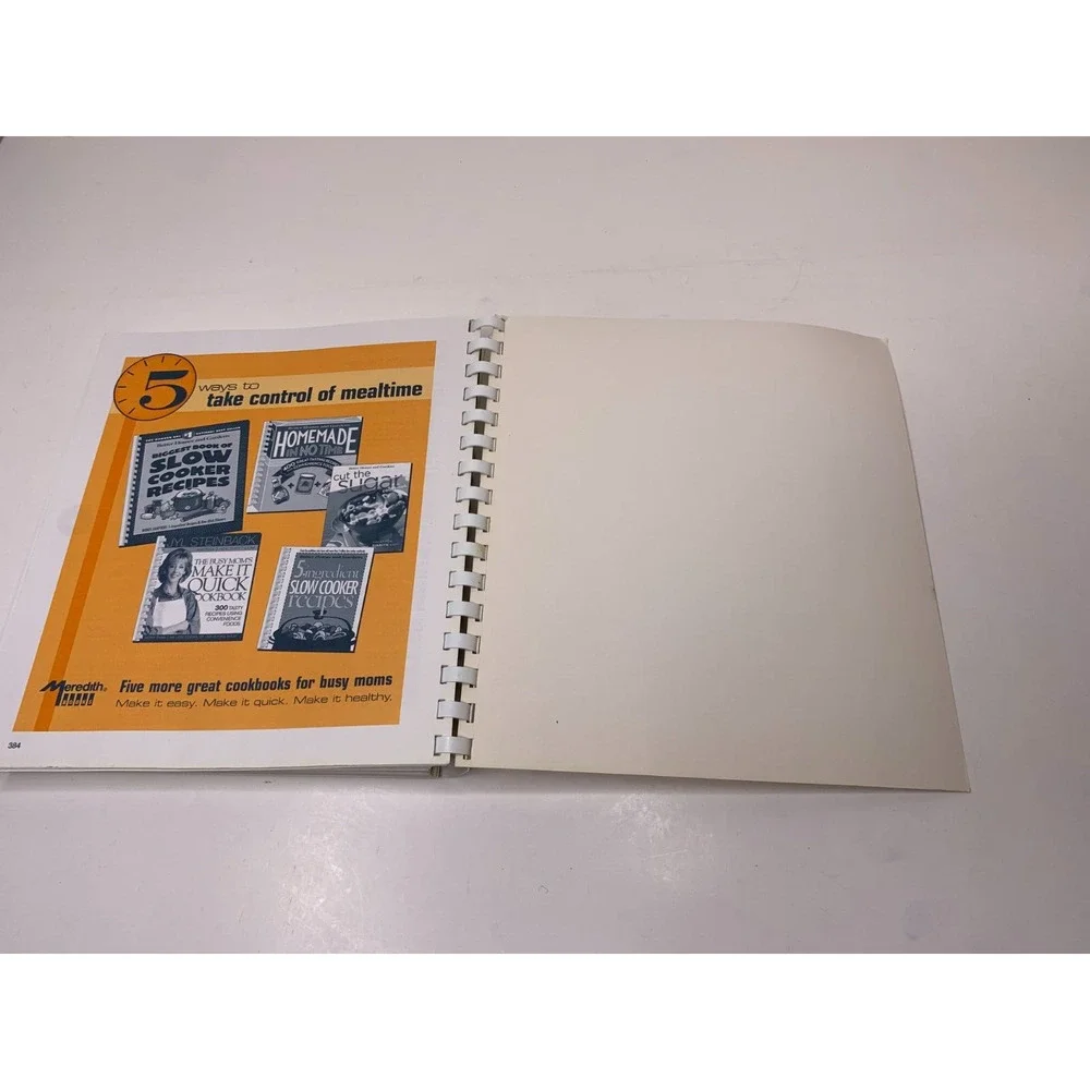 The Busy Mom's Slow Cooker Cookbook Spiral by Jyl Steinback 2005 First Edition